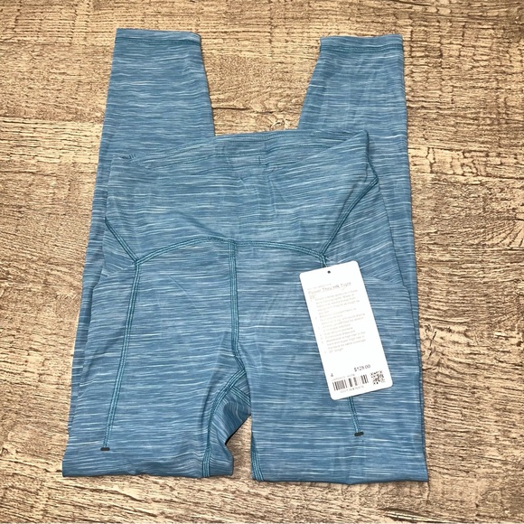 NWT Lululemon Power Thru HR Tight 25" HCPB 4 - Picture 5 of 9
